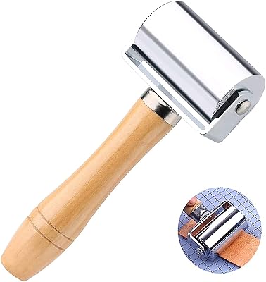 Kastwave 60mm outil de sertissage de bord en cuir en acier au carbone
