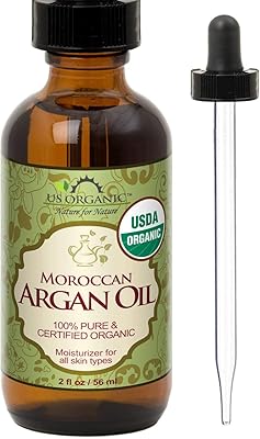 Huile d'argan marocaine biologique américaine, certifiée biologique par l'usda, 100 % pure