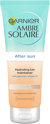 Garnier embre solaire lotion hydratante après-soleil autobronzante, lotion hydratante apaisante booster de bronzage