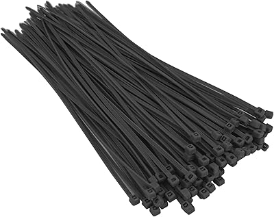 Attaches de câble à fermeture éclair ekind, paquet de 100 attaches de fil