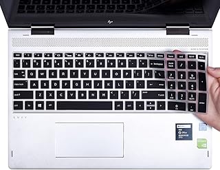 Housse de clavier saco en silicone pour hp spectre x360 15-ch011dx, 15,6 pouces