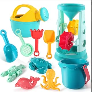 Ensemble de jouets de plage en caoutchouc souple bzcshow, seau de plage