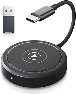 Adaptateur carplay sans fil uwecan pour iphone dongle apple voitures filaires d'usine prise