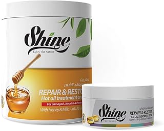Un ensemble de masque capillaire à la kératine au miel et au lait 1000 ml et un masque à la kératine 350 ml de shine. Transformez votre façon de consommer avec Diaytar Sénégal