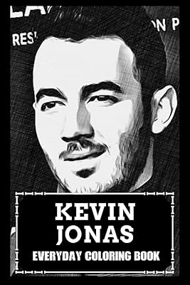 Livre de coloriage quotidien de kevin jonas : avec plus de 50 modèles