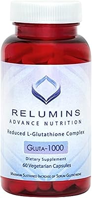 Gemma relumins advance glutathion réduit, supplément complexe gluta-1000 (fabriqué aux états-unis)