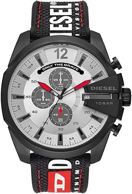 Chronographe mega chief diesel pour hommes boîtier de 51 mm montre en acier. Diaytar : L'intelligence commerciale au service du client