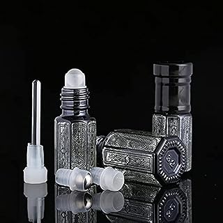 12 pièces bouteilles d'attar en verre vides de luxe transparent avec verre
