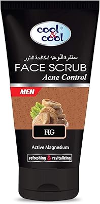 Exfoliant visage végétal cool & cool pour hommes, contrôle de l'acné, 150 ml