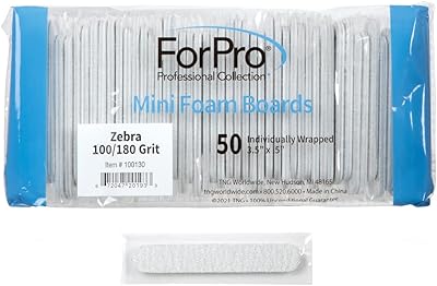 Mini panneau de mousse 4pro zèbre grain 100 180 lime à ongles