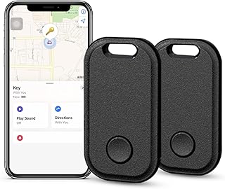 Traqueur bluetooth intelligent avec apple find my 2 pièces anti-perte pour clés, sacs