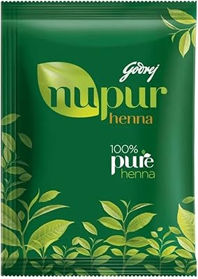 Poudre godrej nupur mehendi - mélange de 9 herbes (120 ml)