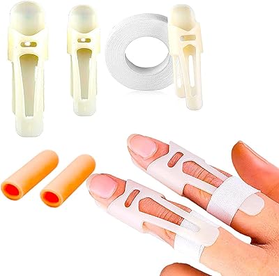 Attelles de doigt et maillets en plastique pour soutenir les doigts et protéger
