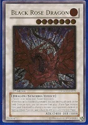 Yu-gi-oh! - dragon rose noir (csoc-en039) - crossroads of chaos - édition illimitée