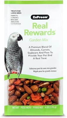 Zubream real reward grand bonbon pour perroquet - mélange de jardin 170 g