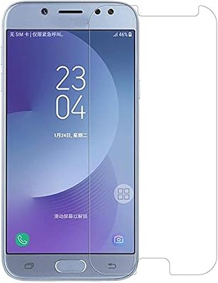 Protecteur d'écran en verre trempé pour samsung galaxy j7 pro - transparent