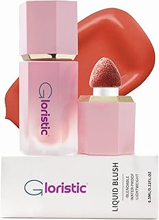 Fard à joues liquide glouristic | enrichi en vitamines avec de l'huile