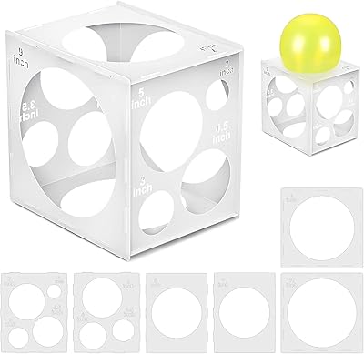 Alykdon cube en plastique pliable à 11 trous, outil de mesure de la taille