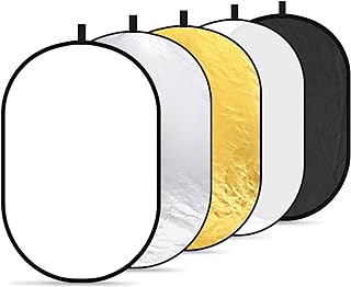 Neower réflecteur de lumière multi-disques rond pliable 5 en 1 24 x 36