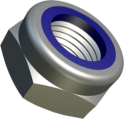 Écrou de blocage m5 (paquet de 25) en acier inoxydable avec écrou hexagonal