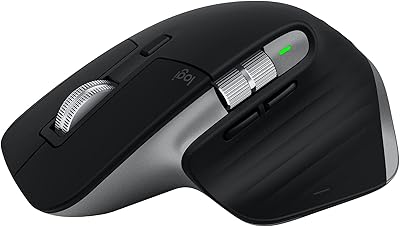 Souris sans fil mxmaster 3s pour mac avec défilement ultra-rapide, design ergonomique, résolution