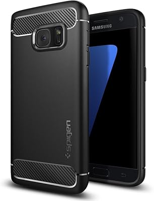 Coque/coque spigen rugged armor pour samsung galaxy s7 - noir