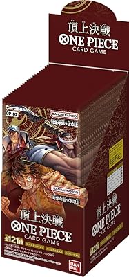 Bandai one piece paramount war card game op-02 booster box 24 pack version