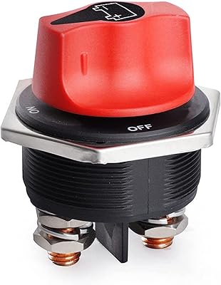 Interrupteur de déconnexion de batterie de voiture interrupteur bateau max 12-32v dc 300a
