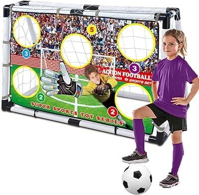 Mini but de football lucky row 120 cm pour enfants, équipement d'entraînement
