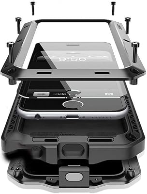 Coque marky pour iphone 8 plus, coque de protection intégrale résistante aux chocs
