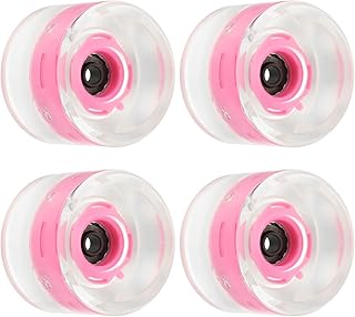 Roues de longboard lumineuses 78a, roues de croiseur souples, roues de rue flash