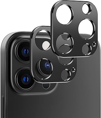 Protecteur d'objectif d'appareil photo pour iphone 13 pro, paquet de 2 coques