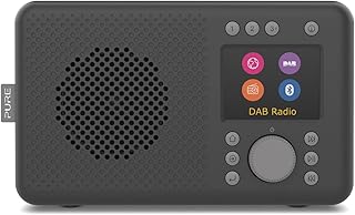 Radio internet tout-en-un pure elan connect 248482 avec dap et bluetooth 4.2, charbon