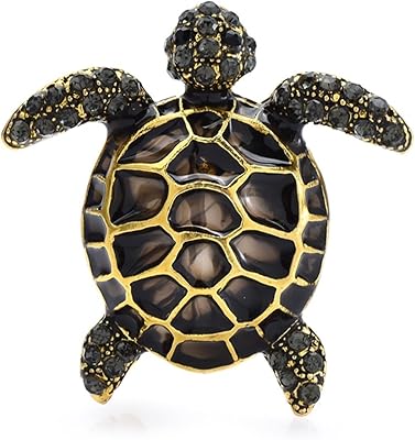 Broches en forme de tortue pour femmes et hommes, jolis cadeaux, broche décontractée