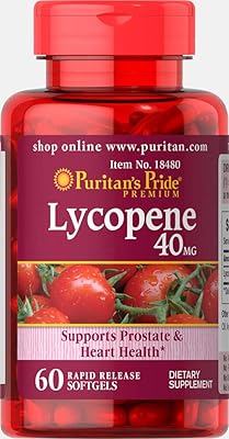 Puritan's pride 40 mg de lycopène, complément alimentaire pour soutenir la santé