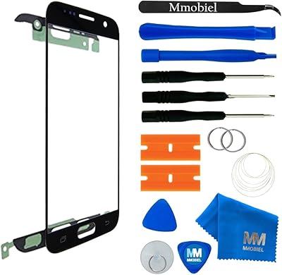 Protecteur d'écran avant en verre m-mobile compatible avec la série samsung galaxy s7