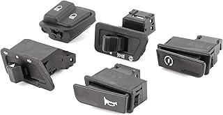 Kit de boutons de commutation de moto 5 pièces démarreur de moto +