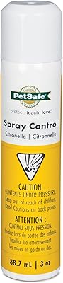 Recharge de spray à la citronnelle petsafe pour colliers anti-aboiements et dresseurs à