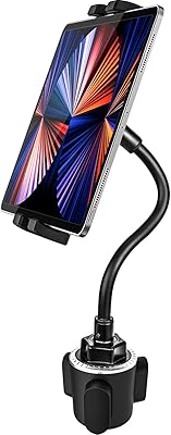 Support de tablette porte-gobelet, exshow 26,7 cm bras de col de cygne support