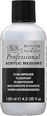 Winser & newton flow optimizer 3030937, médium acrylique professionnel, 125 ml, 4 fl