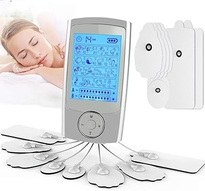 Unité de stimulation musculaire multifonctionnelle rechargeable à double canal avec 16 modes