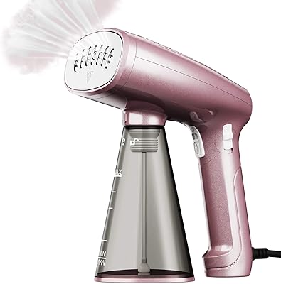 Défroisseur vapeur portable 1500 w, capacité de chauffage rapide de 320 ml