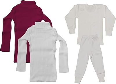 Vêtements d'hiver pour enfants kayo, lot de 4 pièces sans manches et sous-vêtements