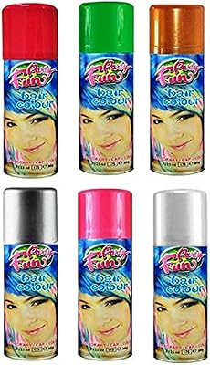 Teinture capillaire temporaire funparty argent