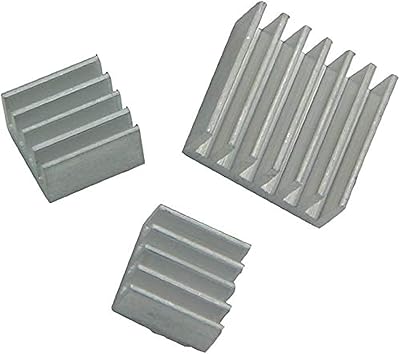 Dissipateur thermique en aluminium cotec pour raspberry pi - lot de 3 dissipateurs