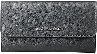 Grand portefeuille à trois volets jetset travel pour femme, noir, sacoche