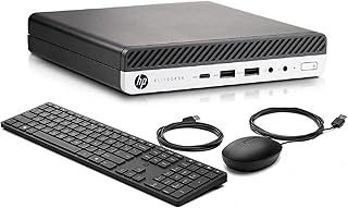 Mini ordinateur de bureau professionnel hp 800 g3 elitedesk avec intel quad-core i5-6500t