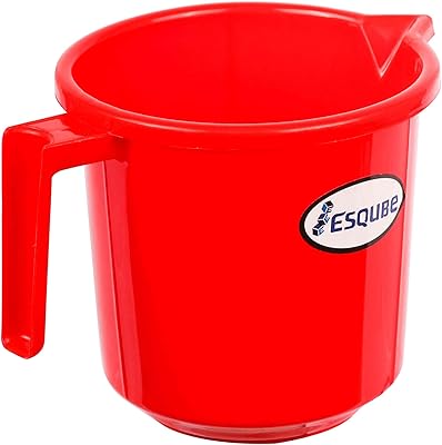Tasse en plastique esquip® avec anse, capacité 500 ml, rouge