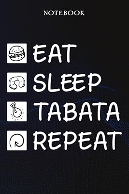 Cadeau sarcasme tabata - eat sleep tabata repeat : idée cadeau drôle sarcastique