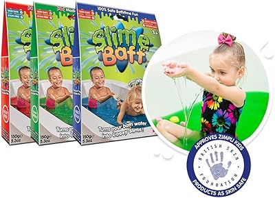 Kit zimply kids slime puff rouge vert et bleu transforme comme par magie